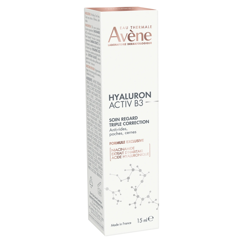 Avene Hyaluron Activ B3 Triple Correction Eye Cream 15ml (Αντιρυτιδική Κρέμα Ματιών με Υαλουρονικό Οξύ για Σακούλες & Μαύρους Κύκλους) Avene Hyaluron Activ B3 Triple Correction Eye Cream 15ml (Αντιρυτιδική Κρέμα Ματιών με Υαλουρονικό Οξύ για Σακούλες & Μαύρους Κύκλους)
