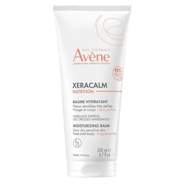 Avene XeraCalm Nutrition Moisturizing Balm for Face & Body 200ml (Ενυδατικό και Θρεπτικό Baume Προσώπου & Σώματος για το Ευαίσθητο Ξηρό και Πολύ Ξηρό Δέρμα)