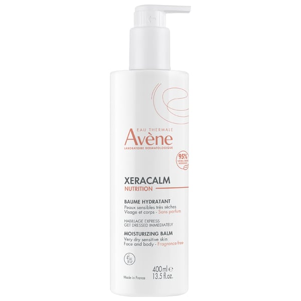 Avene XeraCalm Nutrition Moisturizing Balm for Face & Body 400ml (Ενυδατικό και Θρεπτικό Baume Προσώπου & Σώματος για το Ευαίσθητο Ξηρό και Πολύ Ξηρό Δέρμα)