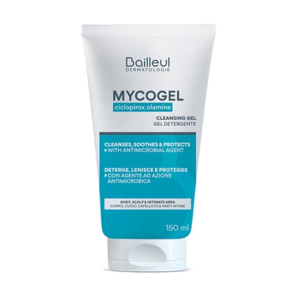 Mycogel Cleansing Gel 150ml (Τζελ Καθαρισμού για Σώμα, Μαλλιά & Ευαίσθητη Περιοχή με Αντιμικροβιακό Παράγοντα)