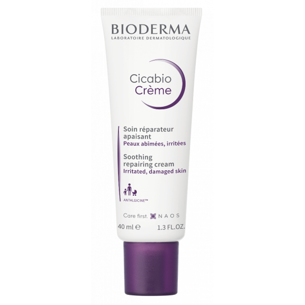 Bioderma Cicabio Creme 40ml (Ενυδατική κι επανορθωτική κρέμα ανάπλασης που ανακουφίζει από δυσφορία και δρα σε κάθε στάδιο της αναδόμησης του δέρματος)