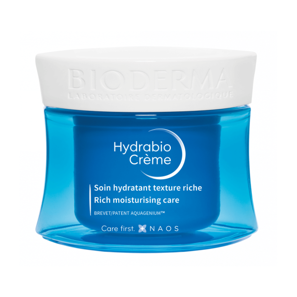 Bioderma Hydrabio Creme 50ml (Πλούσια Ενυδατική Κρέμα Προσώπου για το Κανονικό προς Ξηρό Δέρμα)