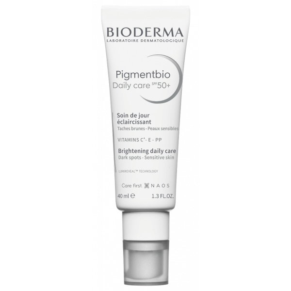 Bioderma Pigmentbio Daily Care SPF50+ 40ml (Ενυδατική & Λευκαντική Κρέμα Προσώπου Ημέρας με SPF50 για Ευαίσθητες Επιδερμίδες κατά των Ατελειών & των Πανάδων με Βιταμίνη C)