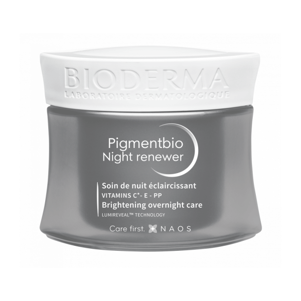 Bioderma Pigmentbio Night Renewer 50ml (Αντιγηραντική & Λευκαντική Κρέμα Προσώπου Νυκτός για Ευαίσθητες Επιδερμίδες κατά των Πανάδων)