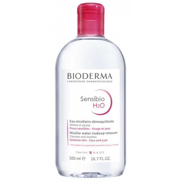 Bioderma Sensibio H2O Micellar Water Makeup Remover 500ml (Νερό Καθαρισμού & Ντεμακιγιάζ για Ευαίσθητες - Δυσανεκτικές Επιδερμίδες)