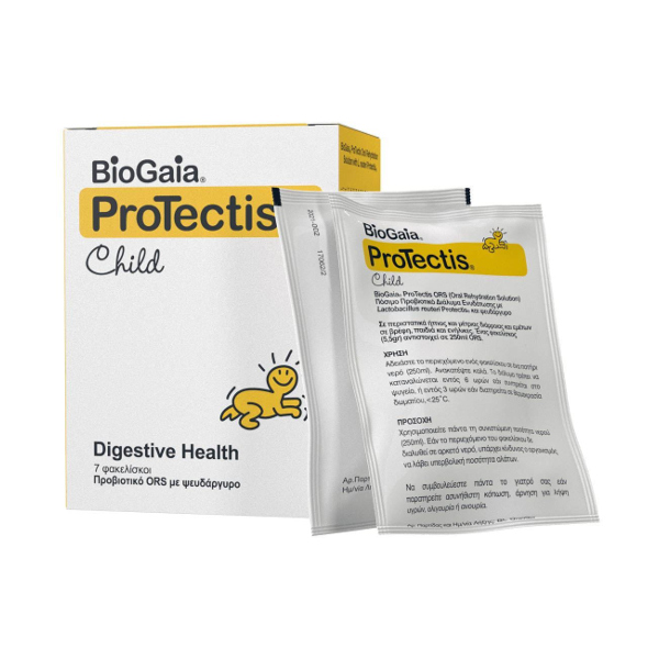 BioGaia ProTectis ORS Child (Πόσιμο Προβιοτικό Διάλυμα Ενυδάτωσης) 7 φακελίσκοι