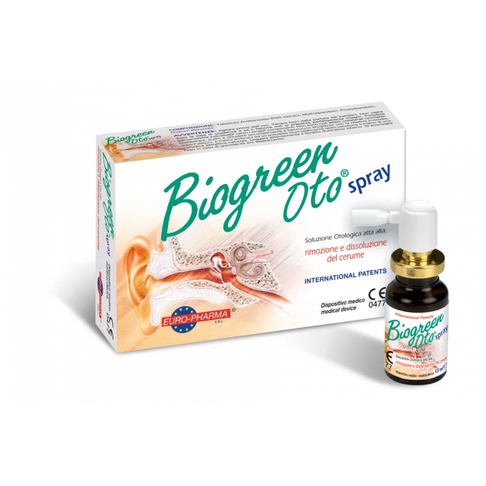 Bionat Biogreen Oto Spray 13ml (Ωτολογικό διάλυμα σε σπρέι για την απομάκρυνση και διάλυση της κυψελίδας) Bionat Biogreen Oto Spray 13ml (Ωτολογικό διάλυμα σε σπρέι για την απομάκρυνση και διάλυση της κυψελίδας)