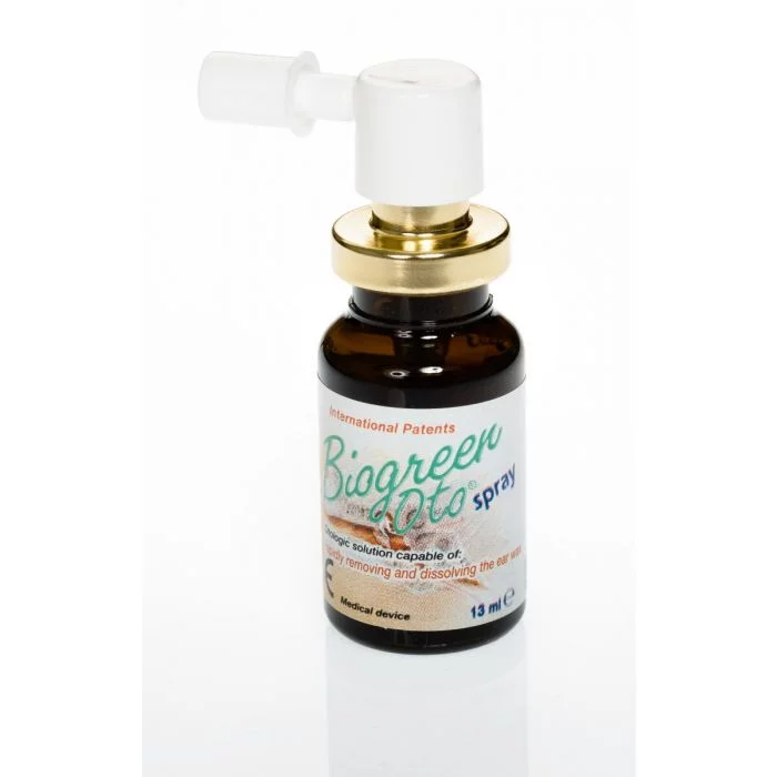 Bionat Biogreen Oto Spray 13ml (Ωτολογικό διάλυμα σε σπρέι για την απομάκρυνση και διάλυση της κυψελίδας) Bionat Biogreen Oto Spray 13ml (Ωτολογικό διάλυμα σε σπρέι για την απομάκρυνση και διάλυση της κυψελίδας)