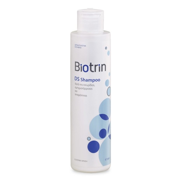 Biotrin DS Shampoo for Hair and Face 150ml (Σαμπουάν κατά της πιτυρίδας, της σμηγματορροϊκής δερματίτιδας και της ξηρότητας)