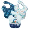 Bumkins Waterproof SuperBib 3pcs (Waterproof Shawl/6-24 months/Boy Dino) 