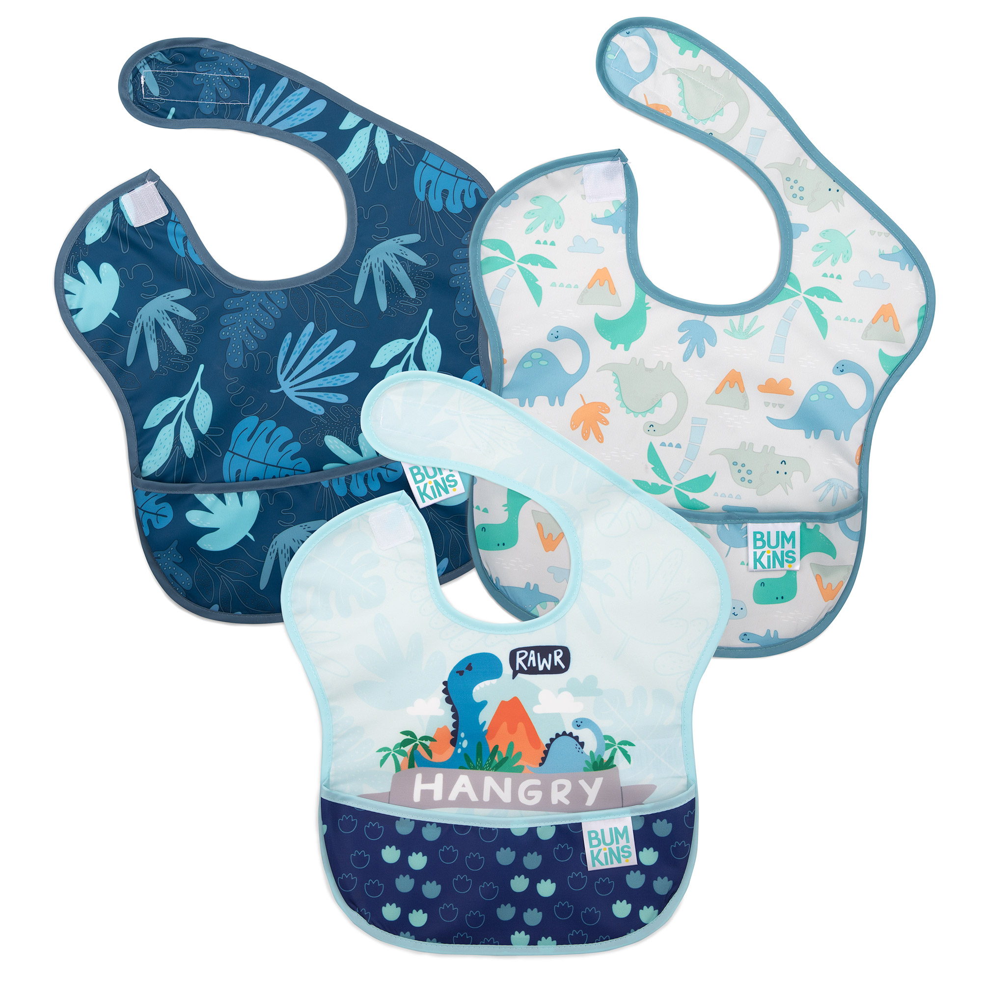 Bumkins Waterproof SuperBib 3pcs (Waterproof Shawl/6-24 months/Boy Dino) Bumkins Waterproof SuperBib 3pcs (Waterproof Shawl/6-24 months/Boy Dino)