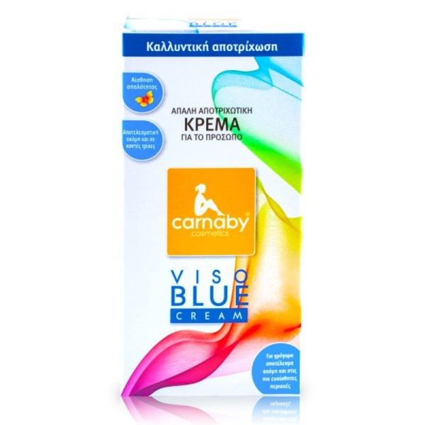 Carnaby Viso Blue (Απαλή Αποτριχωτική Κρέμα για Πρόσωπο, Μασχάλες & Μπικίνι) 60 ml