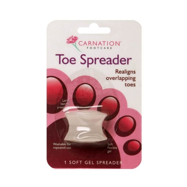 Carnation Footcare Toe Spreader (Realings Overlapping Toes) 1pc (Διαχωριστικό Δαχτύλων από Ειδικό Polymer Gel Υλικό)