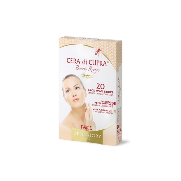 Cera Di Cupra Face Wax Strips 20strips (Αποτριχωτικές Ταινίες Προσώπου)