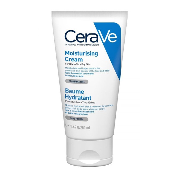 CeraVe Moisturising Cream 50ml (ενυδατική κρέμα προσώπου/σώματος)