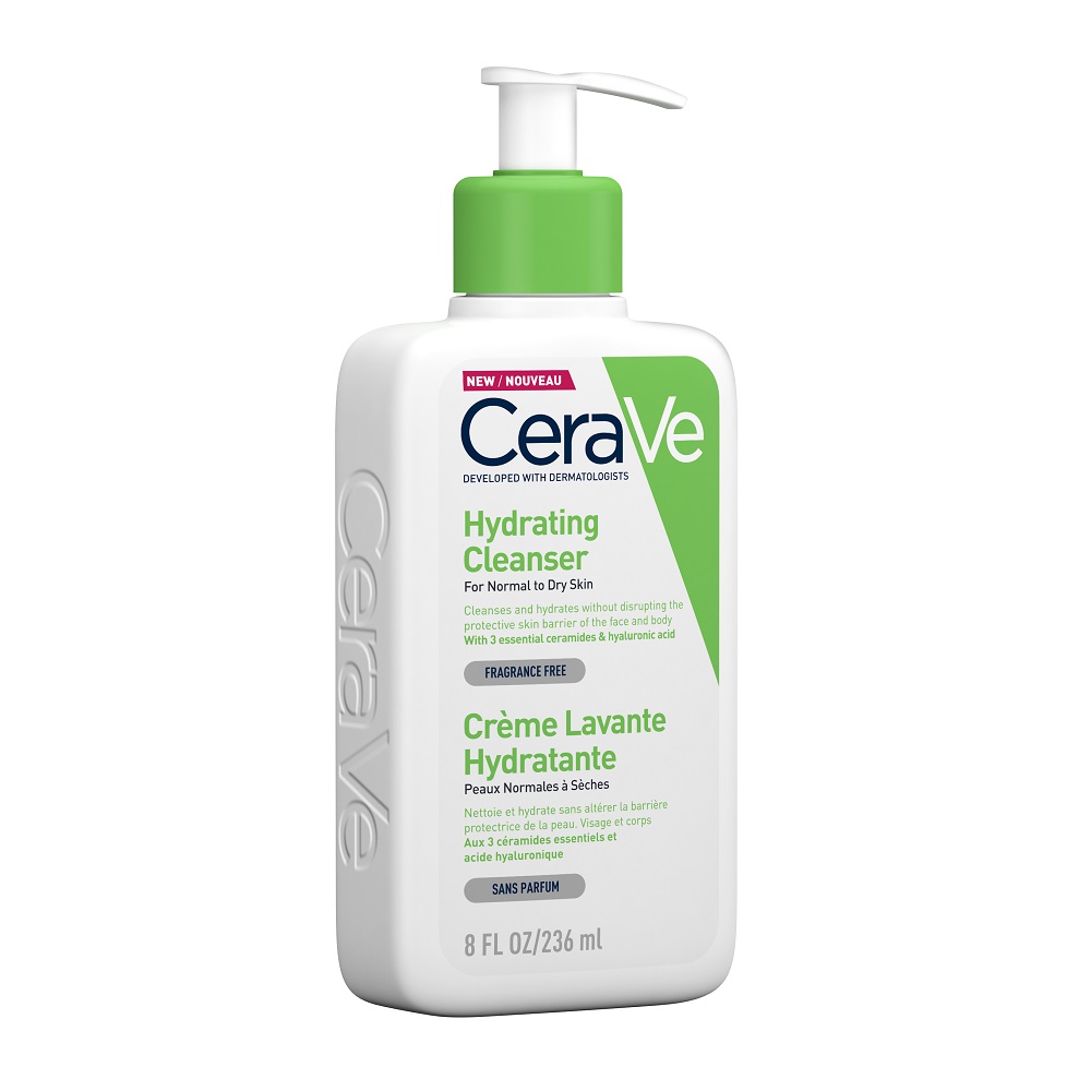 Cerave Hydrating Cleanser 236ml (Κρέμα Καθαρισμού Προσώπου & Σώματος) Cerave Hydrating Cleanser 236ml (Κρέμα Καθαρισμού Προσώπου & Σώματος)
