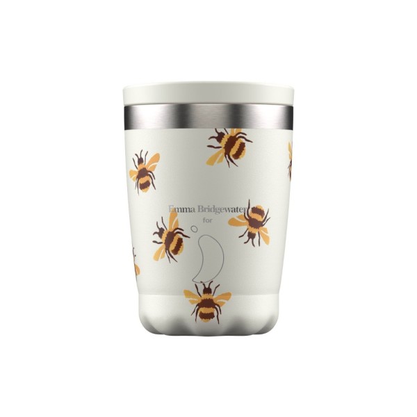 Chilly's Reusable Coffee Cup 340ml (Emma Bridgewater Edition | Bumblebees)