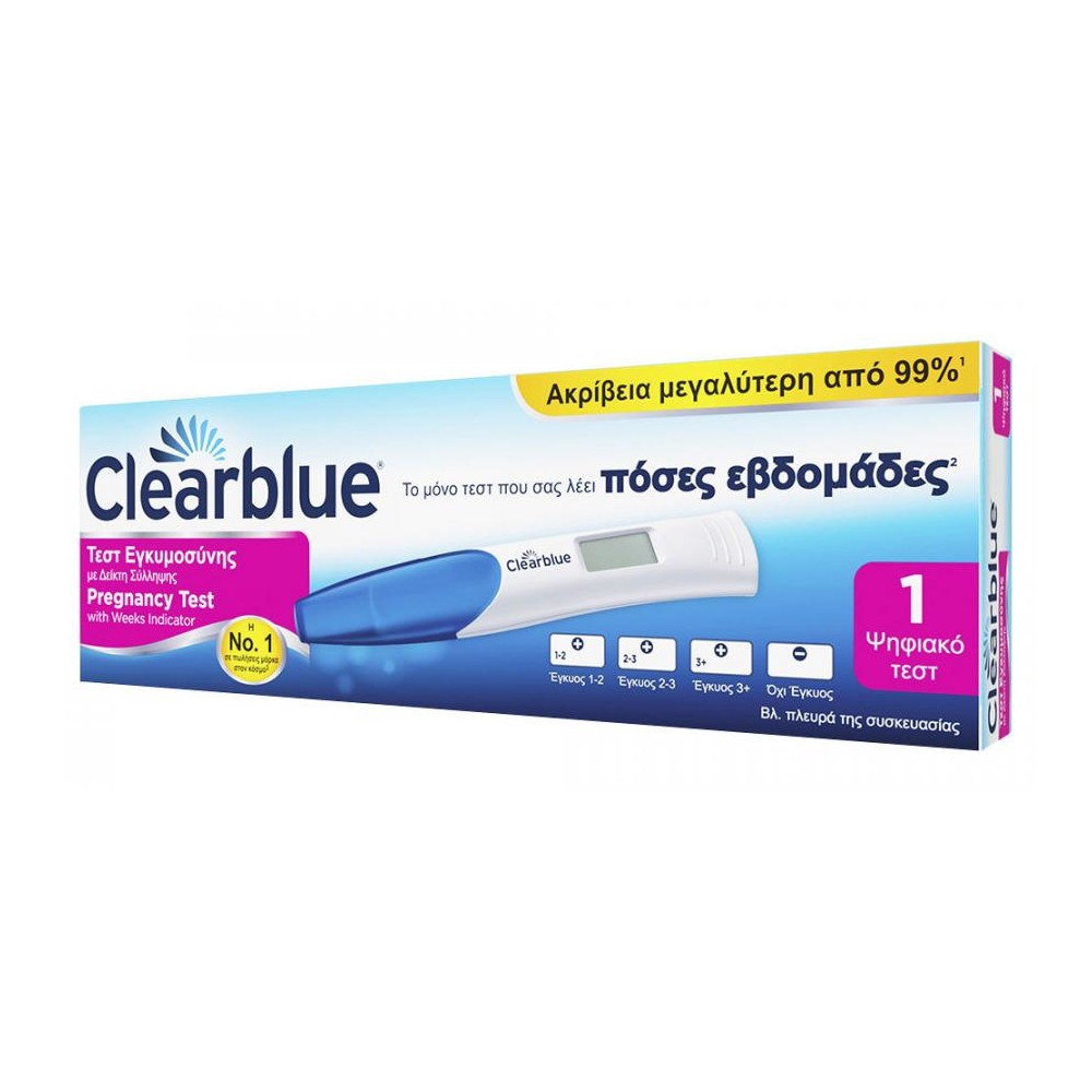 Clearblue 1τεμ. (Τεστ Εγκυμοσύνης με Δείκτη Σύλληψης) Clearblue 1τεμ. (Τεστ Εγκυμοσύνης με Δείκτη Σύλληψης)