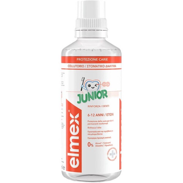 Elmex Caries Protection Junior Παιδικό Στοματικό Διάλυμα για 6-12 Ετών 400ml