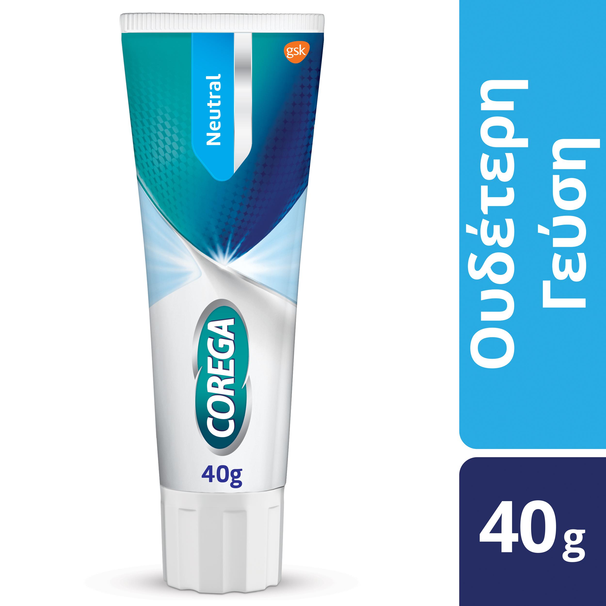 Corega Denture Adhesive Cream Neutral 40g (Στερεωτική Κρέμα για Τεχνητή Οδοντοστοιχία) Corega Denture Adhesive Cream Neutral 40g (Στερεωτική Κρέμα για Τεχνητή Οδοντοστοιχία)
