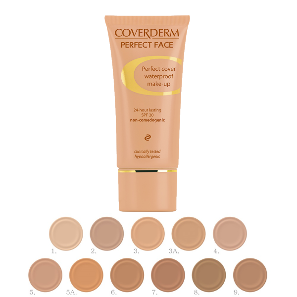 Coverderm Camouflage Perfect Face Waterproof Make-Up with Spf20 No6 30ml