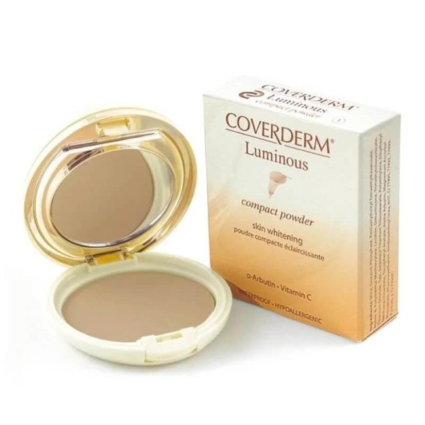 Coverderm Luminous Compact Powder Πανάδες Κηλίδες 10gr - No.2