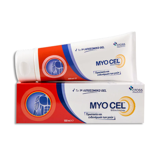 Cross Pharmaceuticals Myo Cel Gel 100ml (Λιποσωμικό Gel Για Προστασία & Ενδυνάμωση Των Μυών)