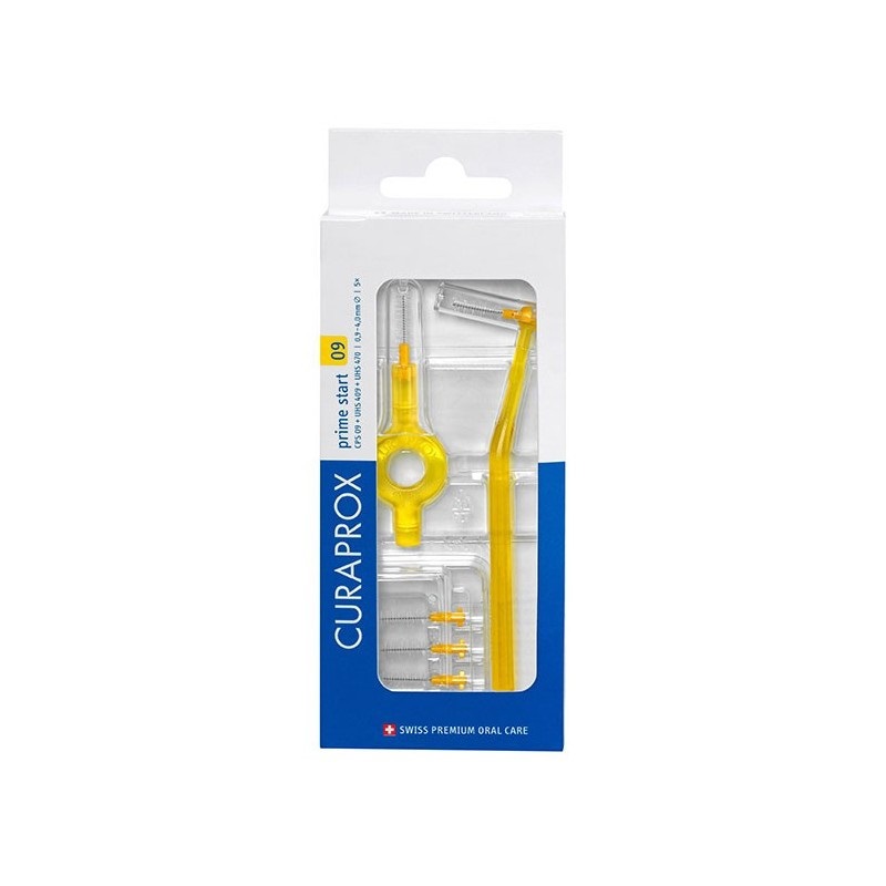 Curaprox Μεσοδόντια Βουρτσάκια Prime Start CPS 09 5pcs + 1 λαβή UHS 409 + 1 λαβή UHS 470