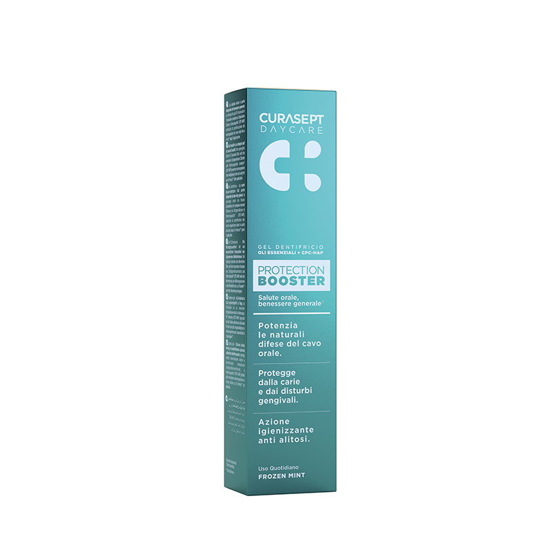 Curasept Daycare Protection Booster Toothpaste Frozen Mint 75ml (Οδοντόκρεμα Τζελ με Αιθέρια Έλαια + CPC) Curasept Daycare Protection Booster Toothpaste Frozen Mint 75ml (Οδοντόκρεμα Τζελ με Αιθέρια Έλαια + CPC)