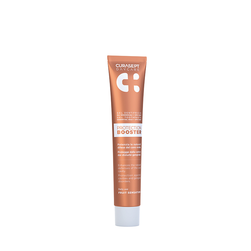 Curasept Daycare Protection Booster Toothpaste Fruit Sensation 75ml (Οδοντόκρεμα Τζελ με Αιθέρια Έλαια + CPC) Curasept Daycare Protection Booster Toothpaste Fruit Sensation 75ml (Οδοντόκρεμα Τζελ με Αιθέρια Έλαια + CPC)