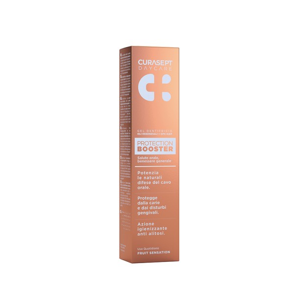 Curasept Daycare Protection Booster Toothpaste Fruit Sensation 75ml (Οδοντόκρεμα Τζελ με Αιθέρια Έλαια + CPC)