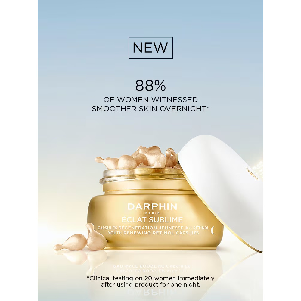 Darphin Eclat Sublime Youth Renewing Retinol Capsules 60caps (Αντιγηραντική Θεραπεία Νυκτός Προσώπου & Ματιών με Ρετινόλη) Darphin Eclat Sublime Youth Renewing Retinol Capsules 60caps (Αντιγηραντική Θεραπεία Νυκτός Προσώπου & Ματιών με Ρετινόλη)