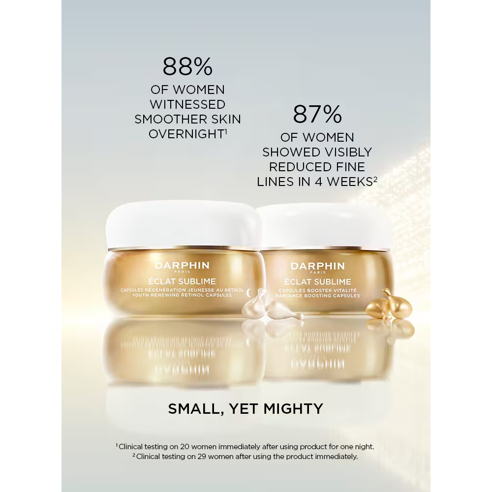 Darphin Eclat Sublime Youth Renewing Retinol Capsules 60caps (Αντιγηραντική Θεραπεία Νυκτός Προσώπου & Ματιών με Ρετινόλη) Darphin Eclat Sublime Youth Renewing Retinol Capsules 60caps (Αντιγηραντική Θεραπεία Νυκτός Προσώπου & Ματιών με Ρετινόλη)