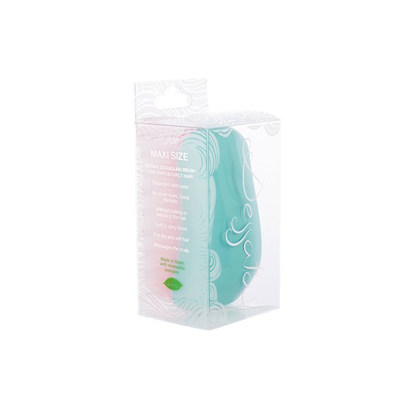 Dessata Original Size Detangling Brush Pink Green Maxi 1pc (Βούρτσα Μαλλιών)