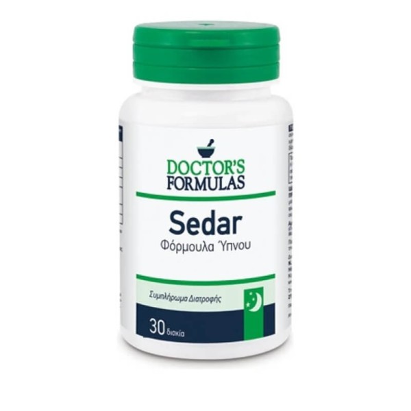 Doctor's Formulas Sedar (Φόρμουλα Ύπνου για Στρες & Αϋπνία, 30
