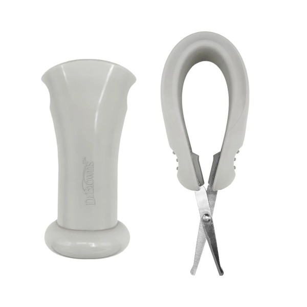 Dr Brown's Safe Squeeze Nail Scissors HG087 1pc (Βρεφικό Ψαλιδάκι Ασφαλείας με Καπάκι)
