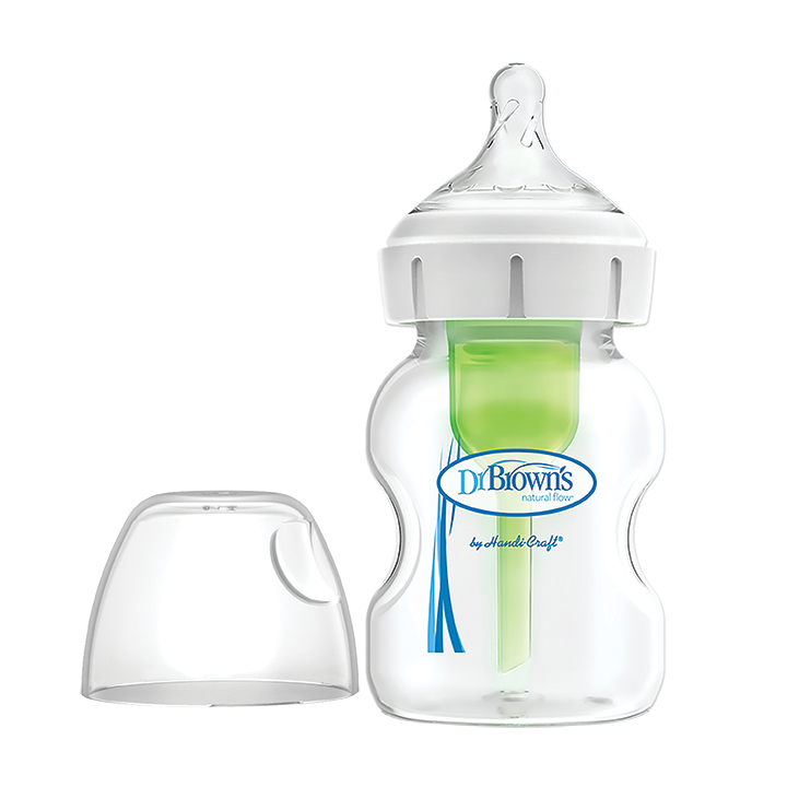Dr Brown's Natural Flow Options+ Anti-Colic Plastic Baby Bottle WB51600 with Wide-Neck 150ml (Πλαστικό Μπιμπερό κατά των Κολικών με Φαρδύ Λαιμό) Dr Brown's Natural Flow Options+ Anti-Colic Plastic Baby Bottle WB51600 with Wide-Neck 150ml (Πλαστικό Μπιμπερό κατά των Κολικών με Φαρδύ Λαιμό)