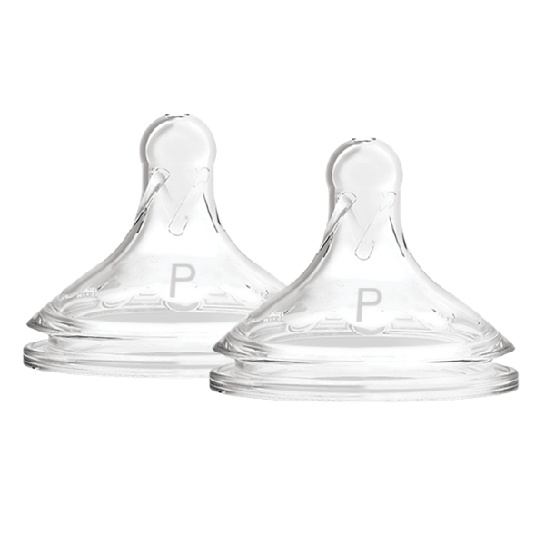 Dr Brown's Natural Flow Wide-Neck Baby Bottle Silicone Nipple Preemie Flow 0m+ WN0201 2pcs (Θηλή Σιλικόνης για Μπιμπερό με Φαρδύ Λαιμό)