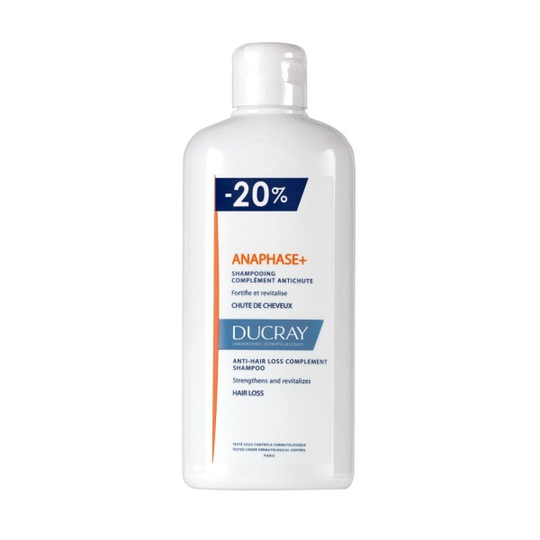 Ducray Anaphase+ Shampoo 400ml Promo Pack -20% (Σαμπουάν Αγωγής κατά της τριχόπτωσης για Αδύναμα Μαλλιά) 