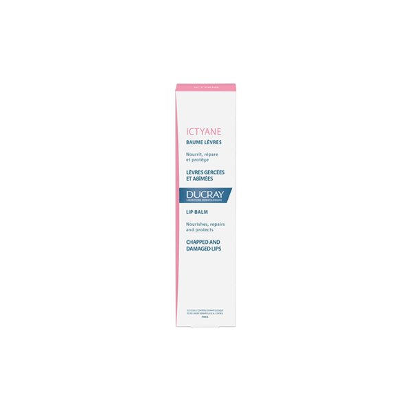 Ducray Ictyane Baume Levres Lip Balm for Chapped & Damaged Lips 15ml (Baume χειλιών)