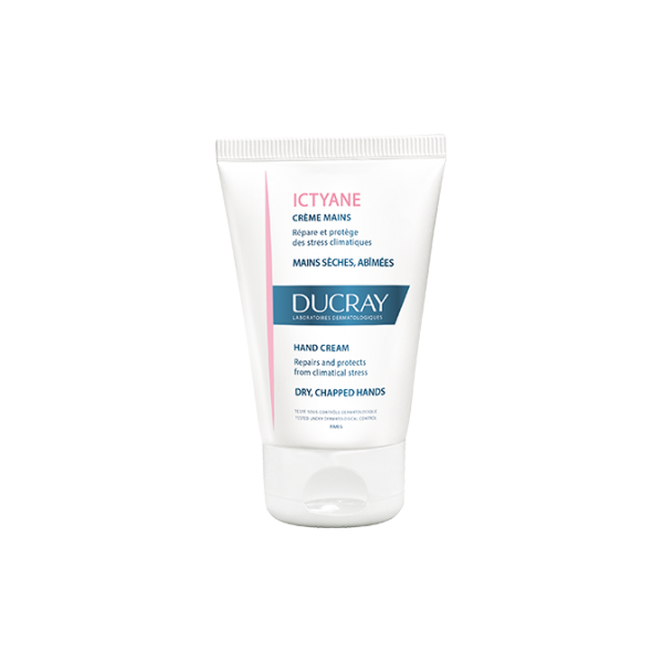 Ducray Ictyane Hand Cream for Dry, Chapped Hands 50ml (Κρέμα χεριών για Ξηρά και ταλαιπωρημένα χέρια)