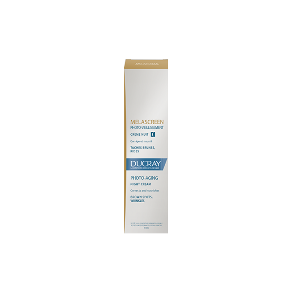 Ducray Melascreen Photo-Aging Night Cream Brown Spots, Wrinkles 50ml (Κρέμα νύχτας κατά των πανάδων)