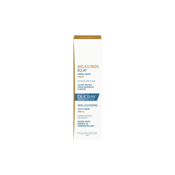 Ducray Melascreen Eclat Skin-Lightening Light Cream SPF15 40ml (Κρέμα λεύκανσης SPF15 με λεπτόρρευστη υφή)