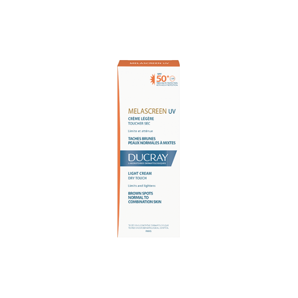 Ducray Melascreen UV SPF50+ Light Cream Dry Touch Brown Spots for Normal to Combination Skin 40ml (Αντηλιακή κρέμα SPF50+ UVA με λεπτόρρευστη υφή)