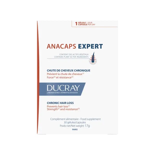 Ducray Anacaps Expert 30caps (Συμπλήρωμα Διατροφής για Χρόνια Τριχόπτωση)