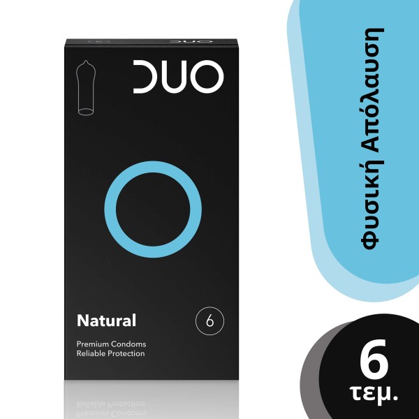 Duo Condoms/Προφυλακτικά Natural 6pcs