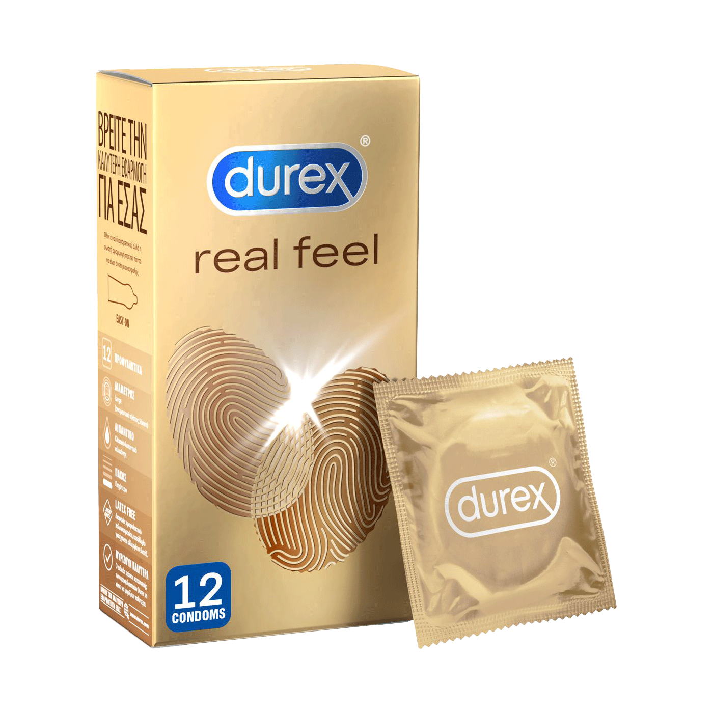 Durex Προφυλακτικά / Condoms Real Feel 12pcs Durex Προφυλακτικά / Condoms Real Feel 12pcs