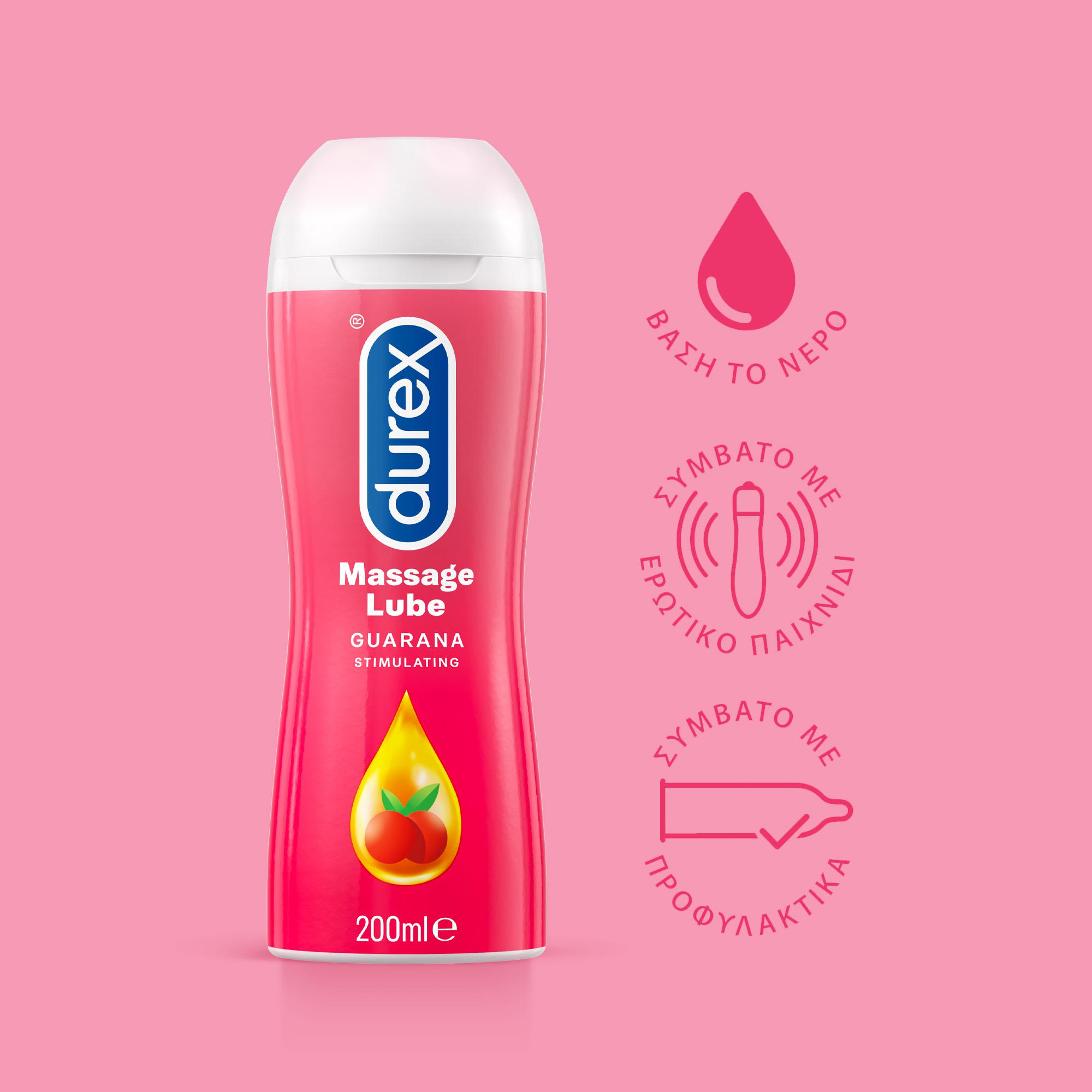 Durex Λιπαντικό Διεγερτικό Gel Play Massage 2-in-1 Guarana 200ml Durex Λιπαντικό Διεγερτικό Gel Play Massage 2-in-1 Guarana 200ml