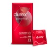 Durex Προφυλακτικά / Condoms Sensitive 12pcs (Λεπτά για Καλύτερη Αίσθηση | Κανονική εφαρμογή)