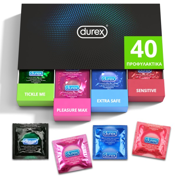 Durex Προφυλακτικά / Condoms Surprise Me Premium Variety Pack 40pcs